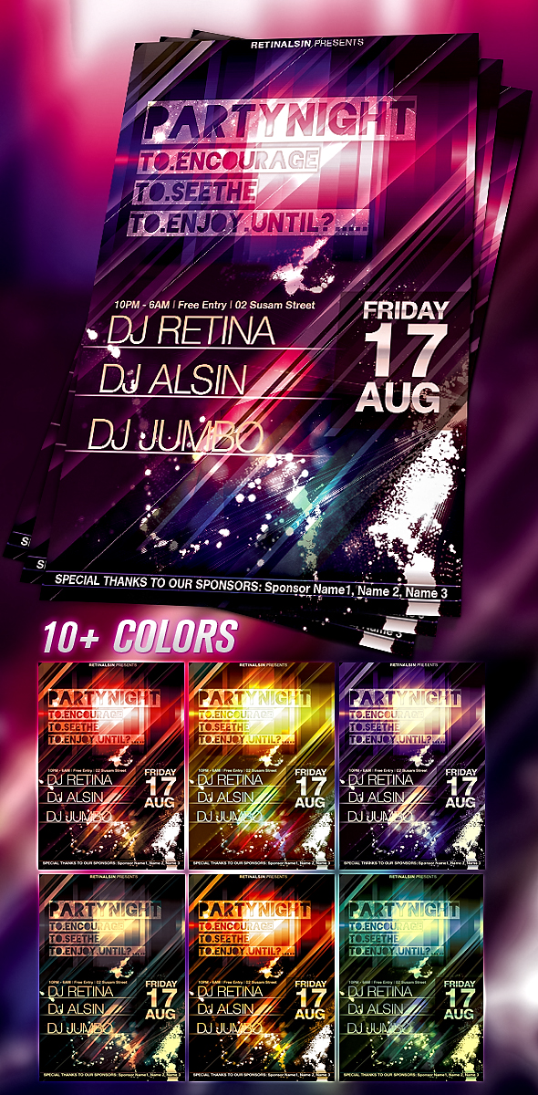 PSD Party Flyer -UPDATED-