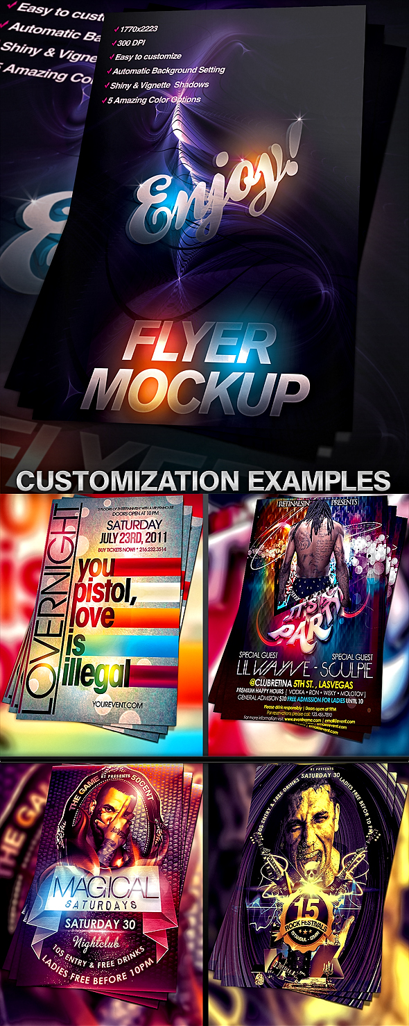 PSD FLYER MOCK-UP