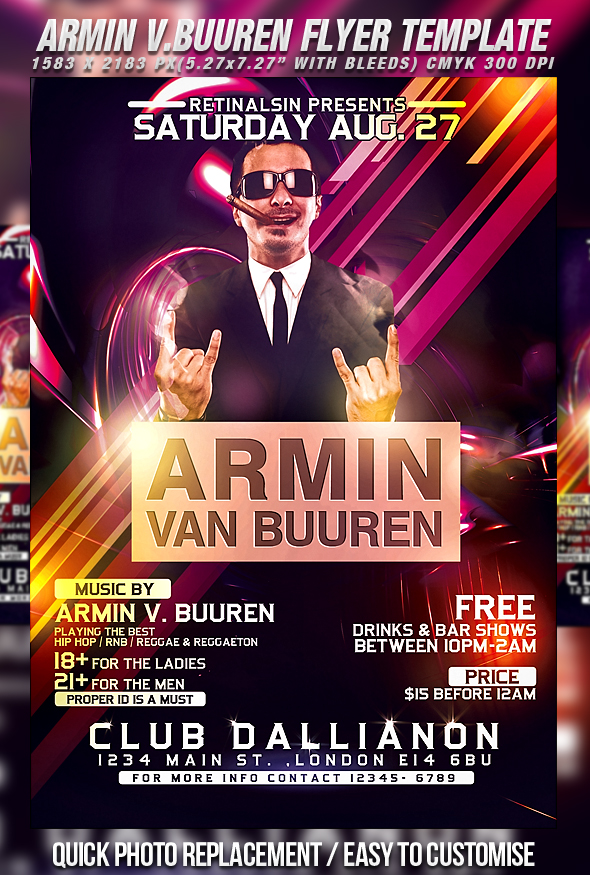 PSD Armin Flyer Template