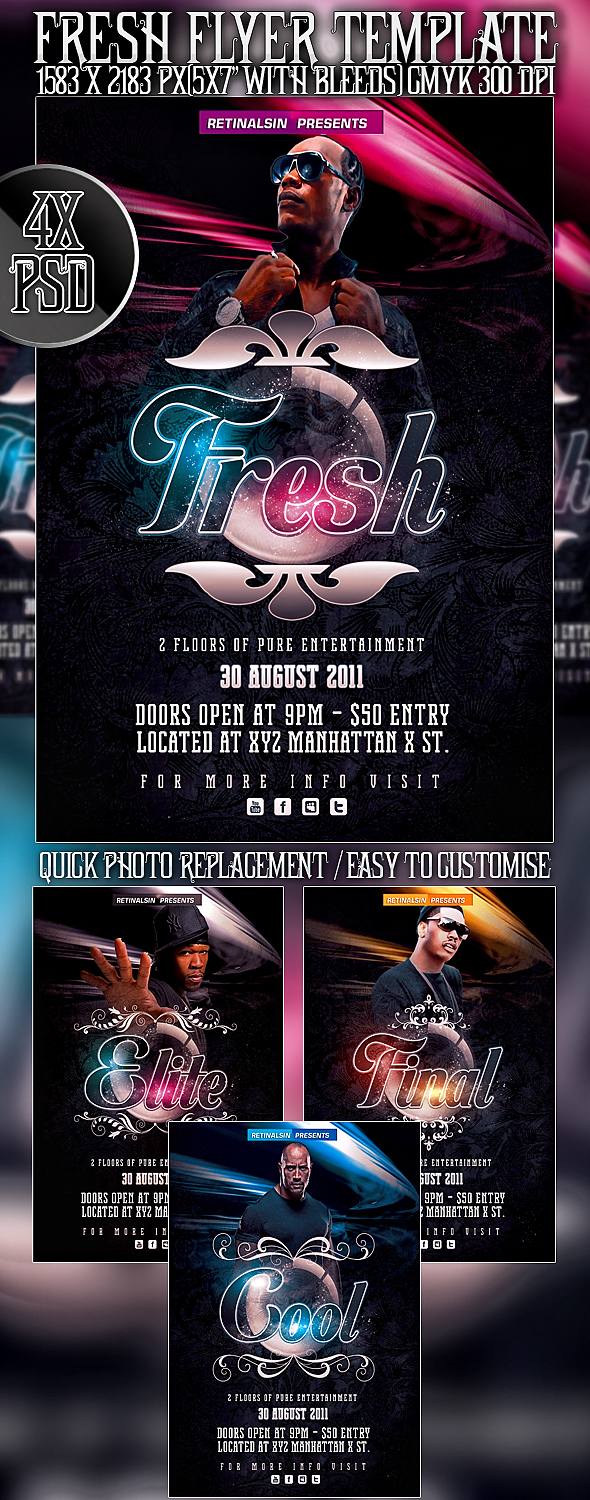 PSD Fresh Flyer