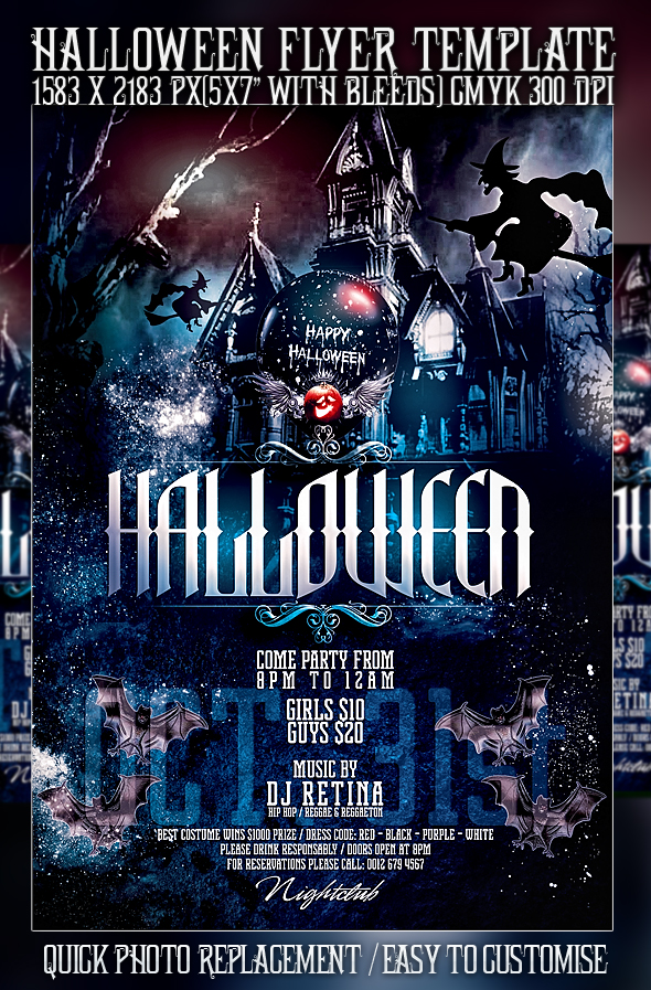 PSD Halloween Flyer