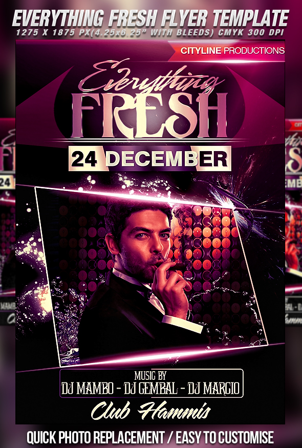 PSD Everything Fresh Flyer