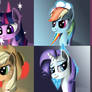 Mane 6 Wallpaper sized thingy