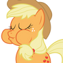 Applejack noms an apple.