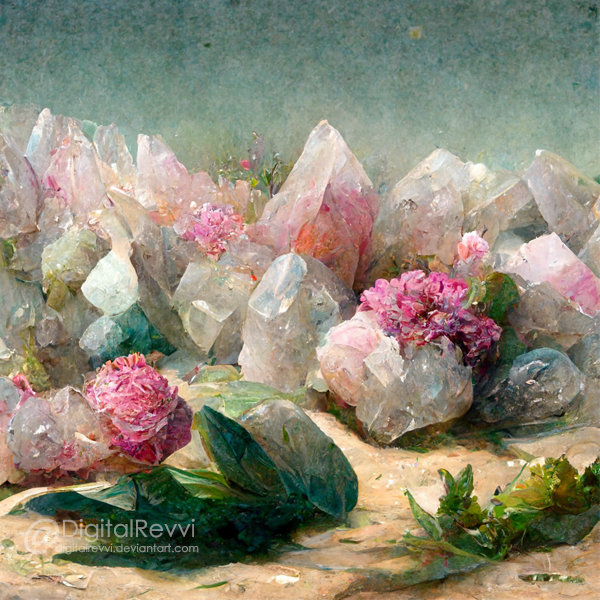 Crystal Flowers by isuneek on DeviantArt