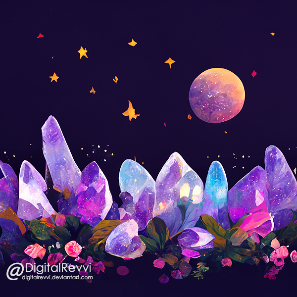 Crystal Type Deviantart Night Crystals by DigitalRevvi on DeviantArt