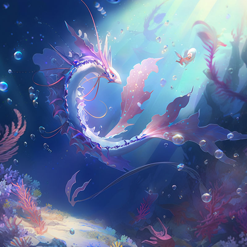 Mythical Sea Dragon Request by DigitalRevvi on DeviantArt
