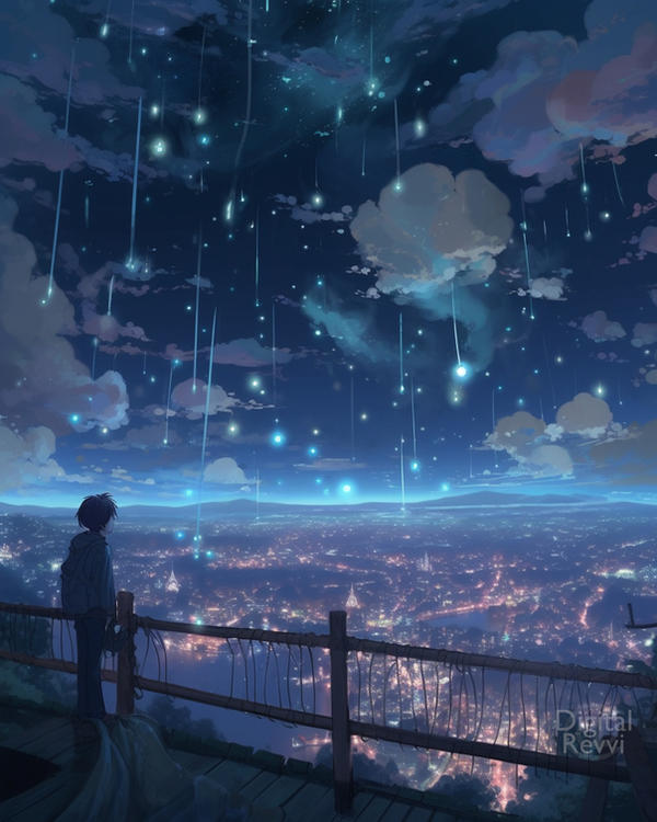 Stars Raining Season Raining Stars by DigitalRevvi on DeviantArt