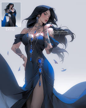 Closed - Blue Sorceress Adoptable