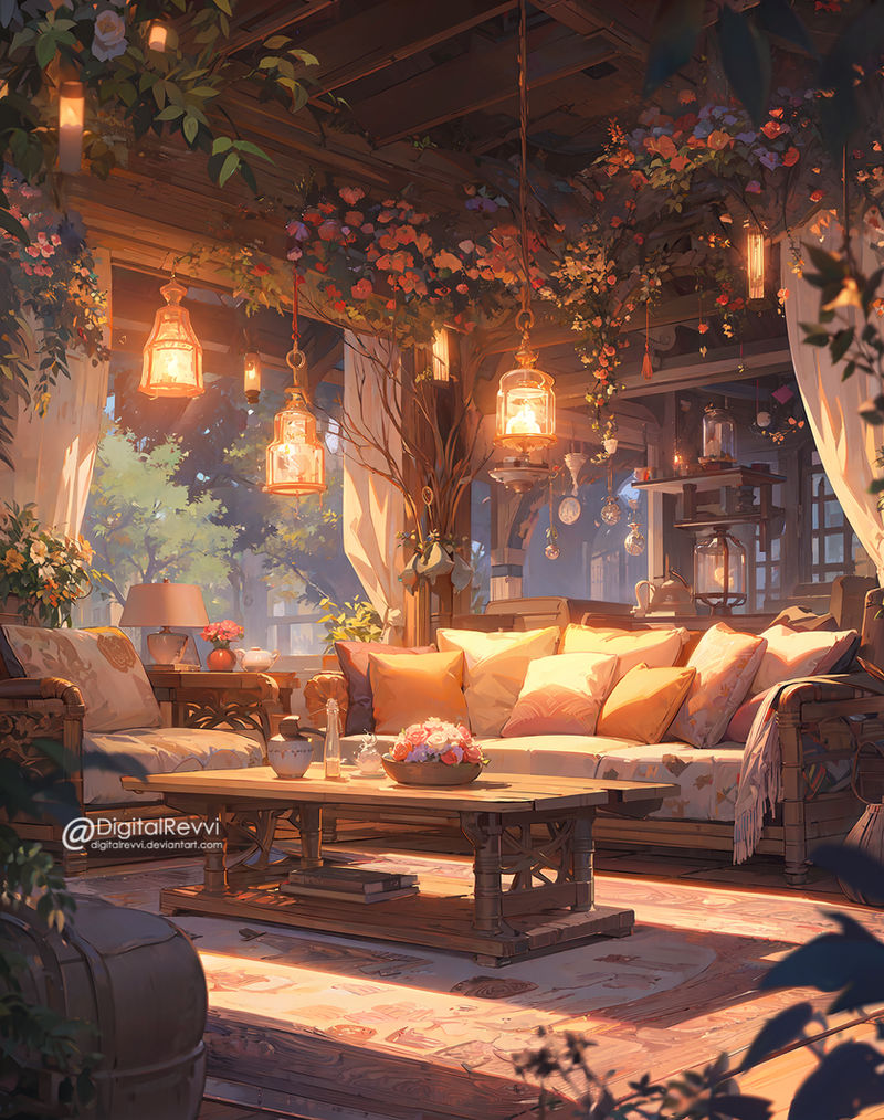 Cozy Room by DigitalRevvi on DeviantArt