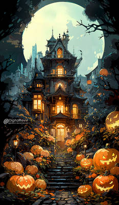 Halloween Pumpkin Home
