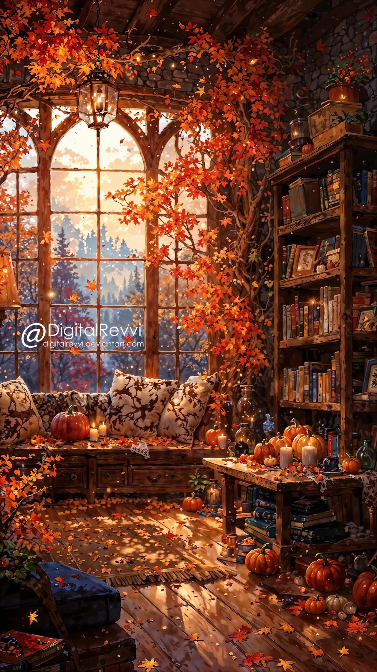 Cozy Autumn Vibes III by DigitalRevvi on DeviantArt