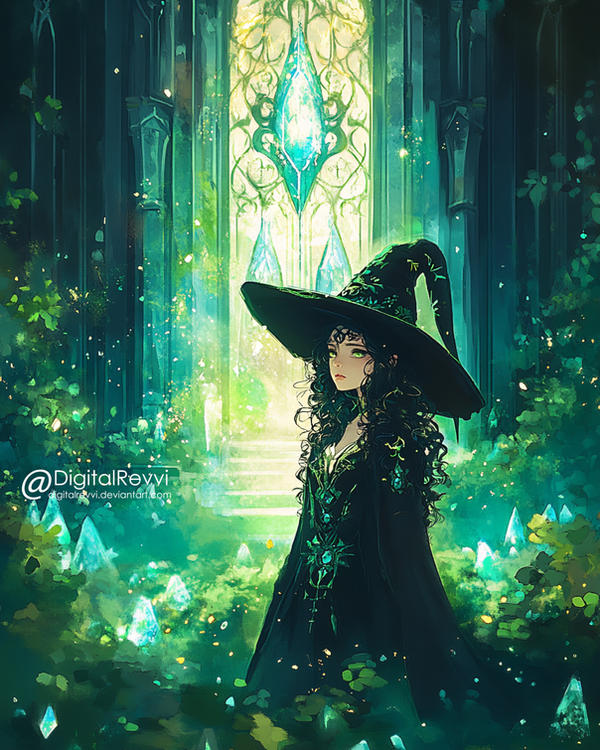 Green Devil Magic Ritual Green Magic Temple II by DigitalRevvi on DeviantArt