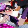 Callie and her husband Shadow