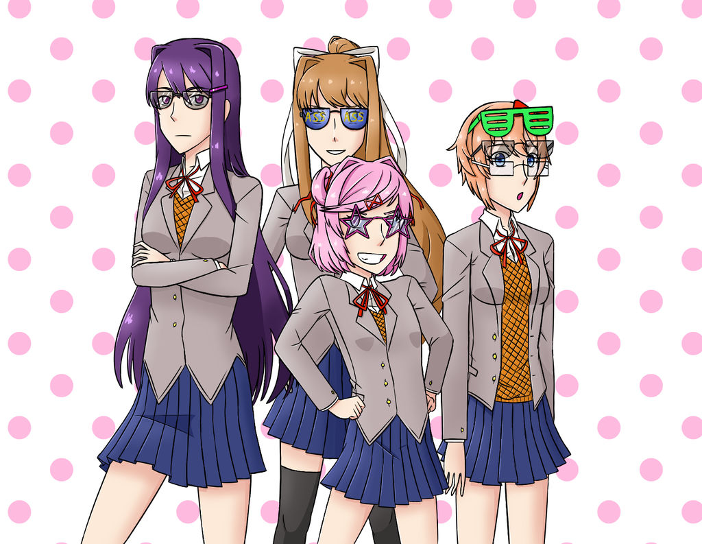 Every Doki Doki Doki LIT Club by Vallurite on DeviantArt