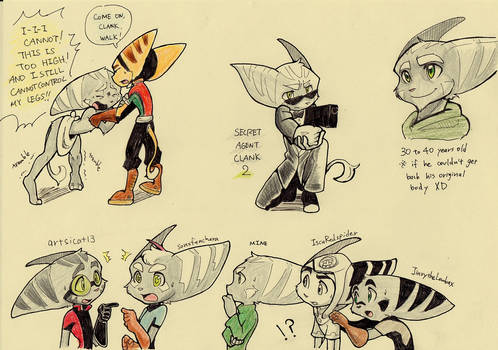 LClank doodles