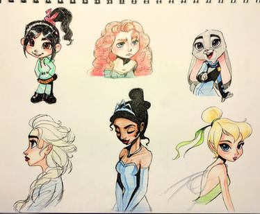 Disney doodles