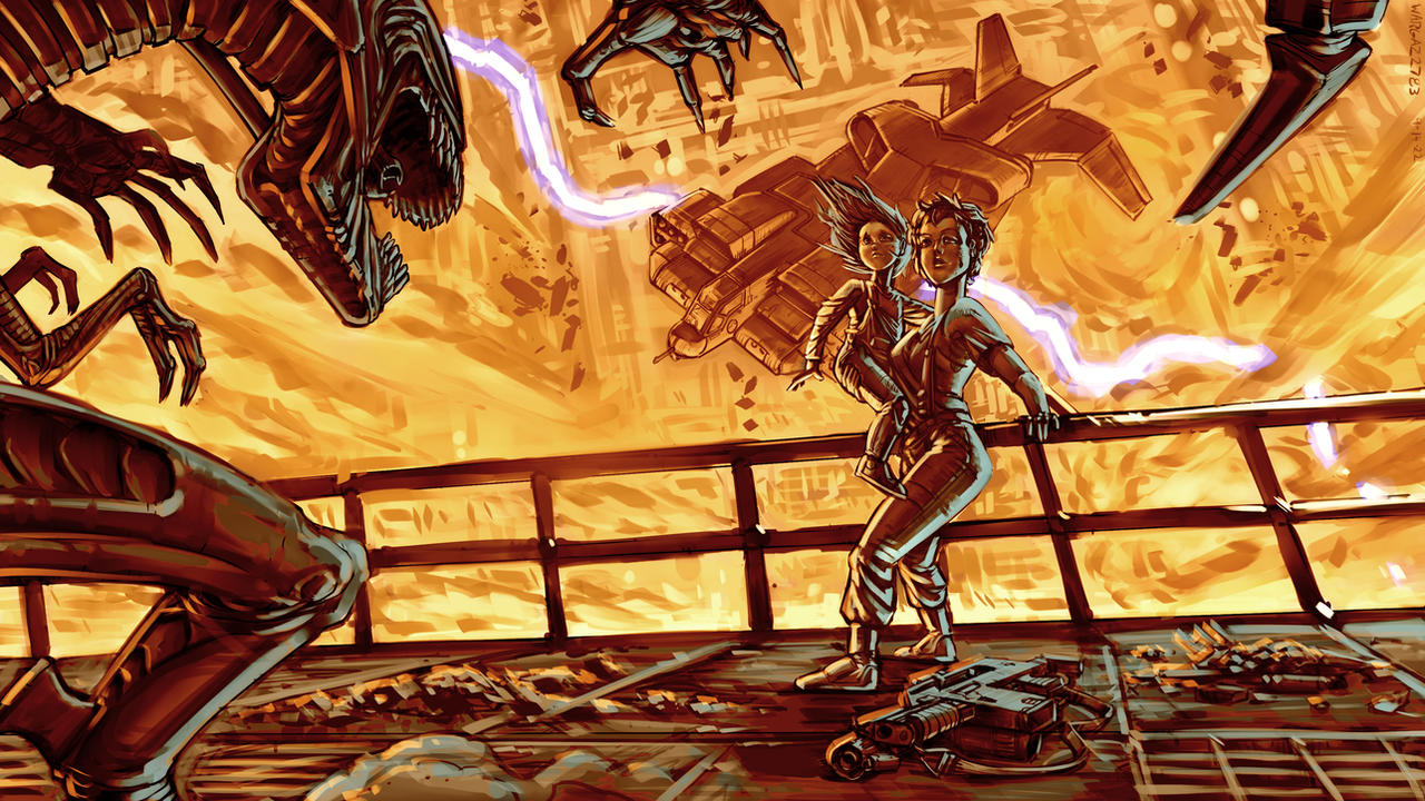Deviantart Alien Background Aliens Fan Art by wargaz2783 on DeviantArt