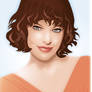 Milla Jovovich in vector