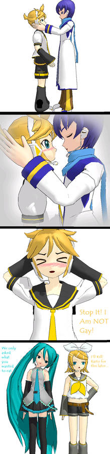 He's not Gay..: MMD Comic :.