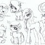 MLP:FIM OC - Mystic Magic. Uncolored