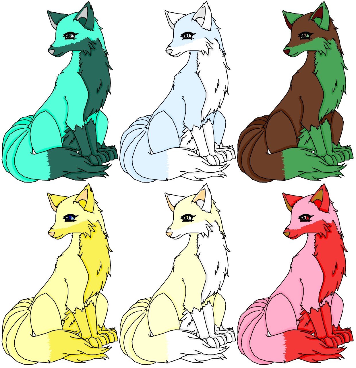 9-Tailed Kitsune Adopts (Female) OPEN - 5/6