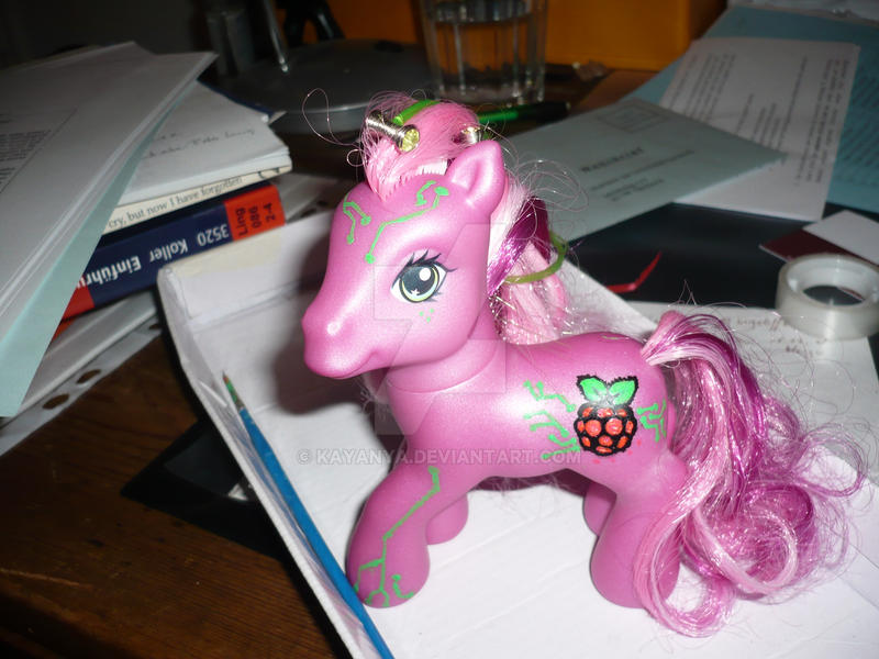 Mlp Blown Raspberry Raspberry Pi Pony WIP by Kayanya on DeviantArt
