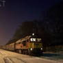 M62 311 with freight in night in Gyorszabadhegy