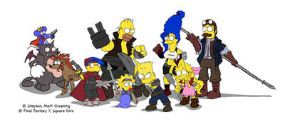 Final Fantasy Simpson complete