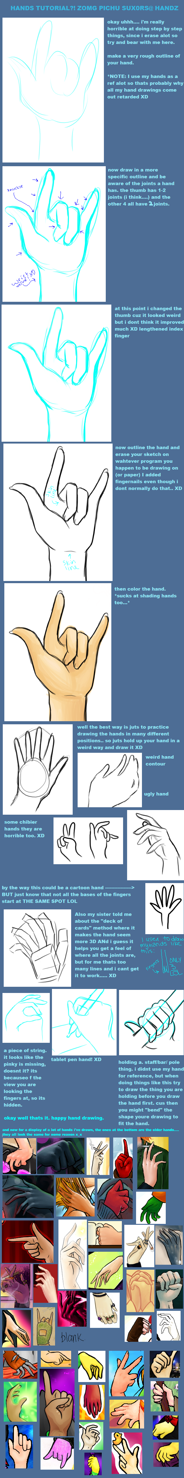 Hands Tutorial By Pichu4850 On Deviantart Hands Tutorial By Pichu4850 On Deviantart