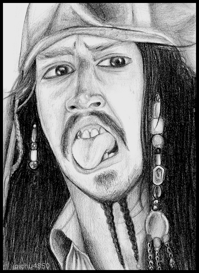 tongue cut out- jack sparrow