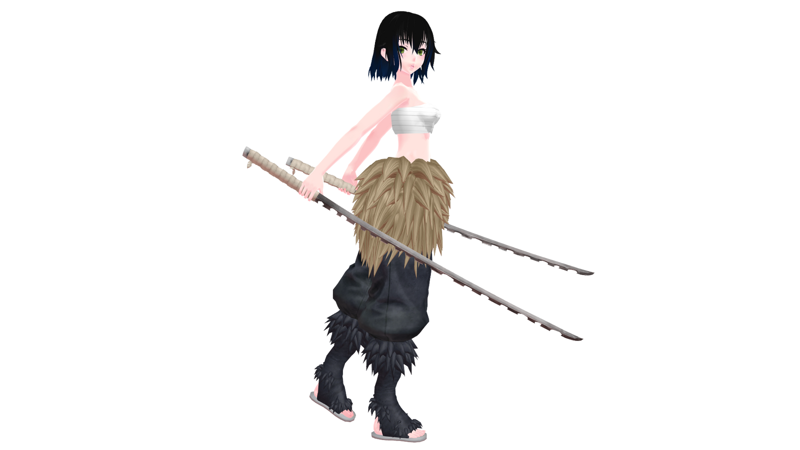 (MMDxDemonSlayer) | Fem!Inosuke~ by LadyPoodle on DeviantArt