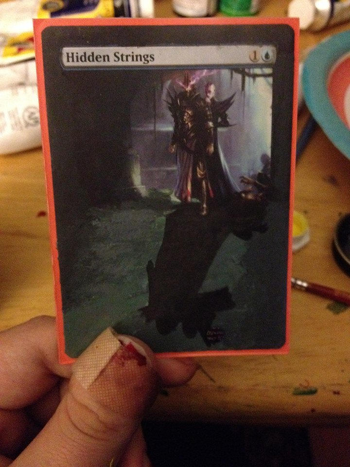 Hidden Strings (MTG Painted Alter) by Bernadette-punk on DeviantArt