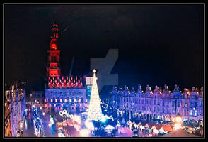 Arras Nuit Christmas Market this evening.