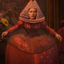 Queen Johansson is ready for the royal banquet