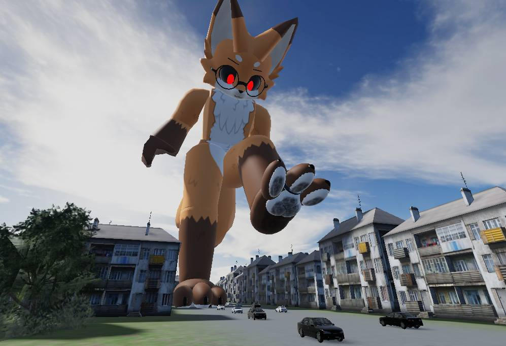 Giant Rouge Stomp Giant evil foxo stomp by kristof566 on DeviantArt