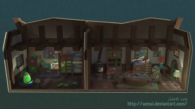 Paper Mario - Mario's House Redesign