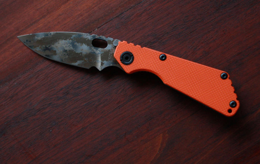 Strider SnG Orange G-10 Digicam Knife