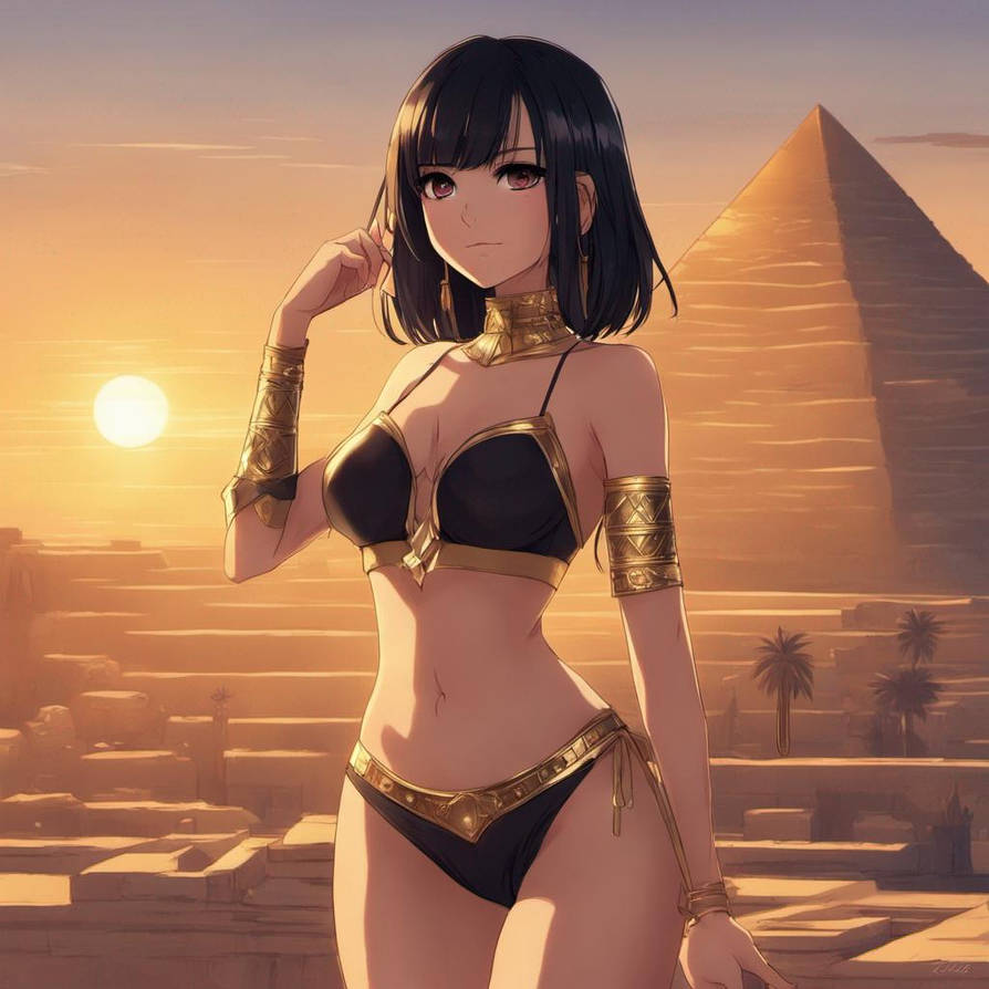 Anime Pharoah Queen by DreamUp