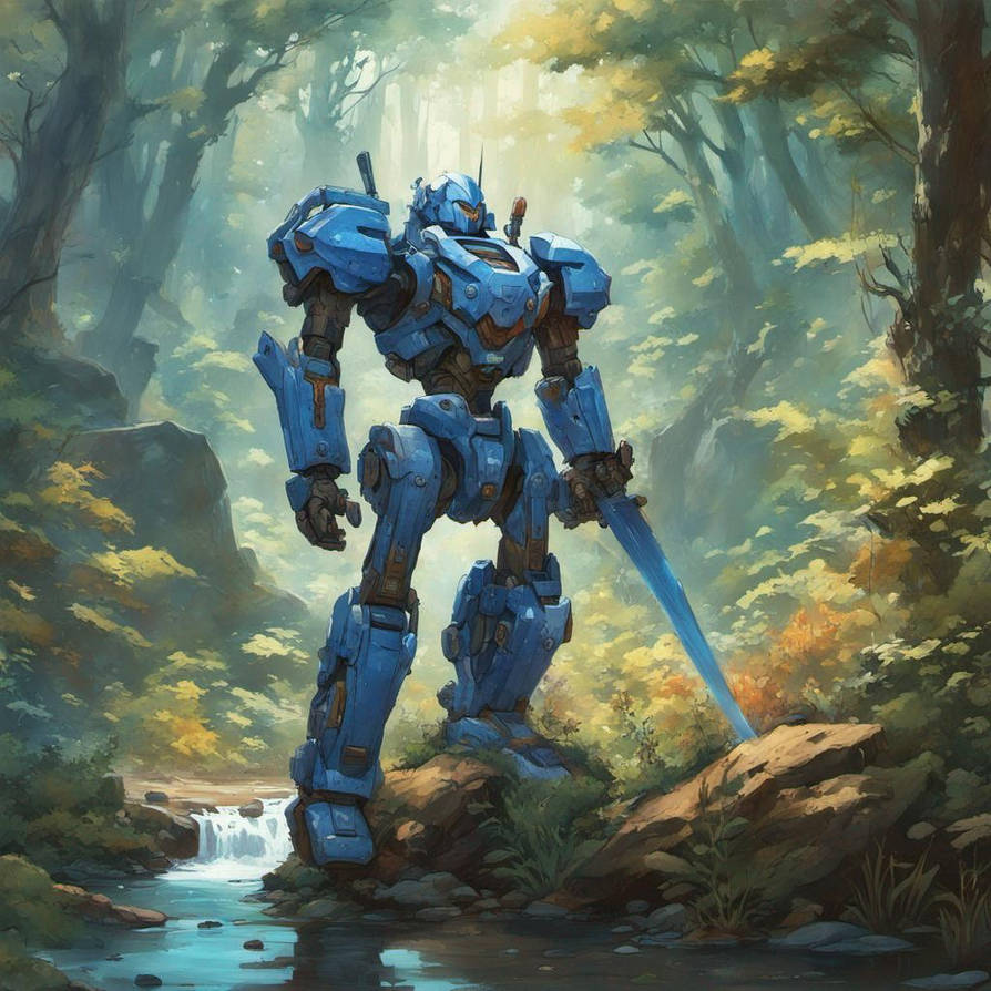 Azure Knight by DreamUp by Pookazeus on DeviantArt
