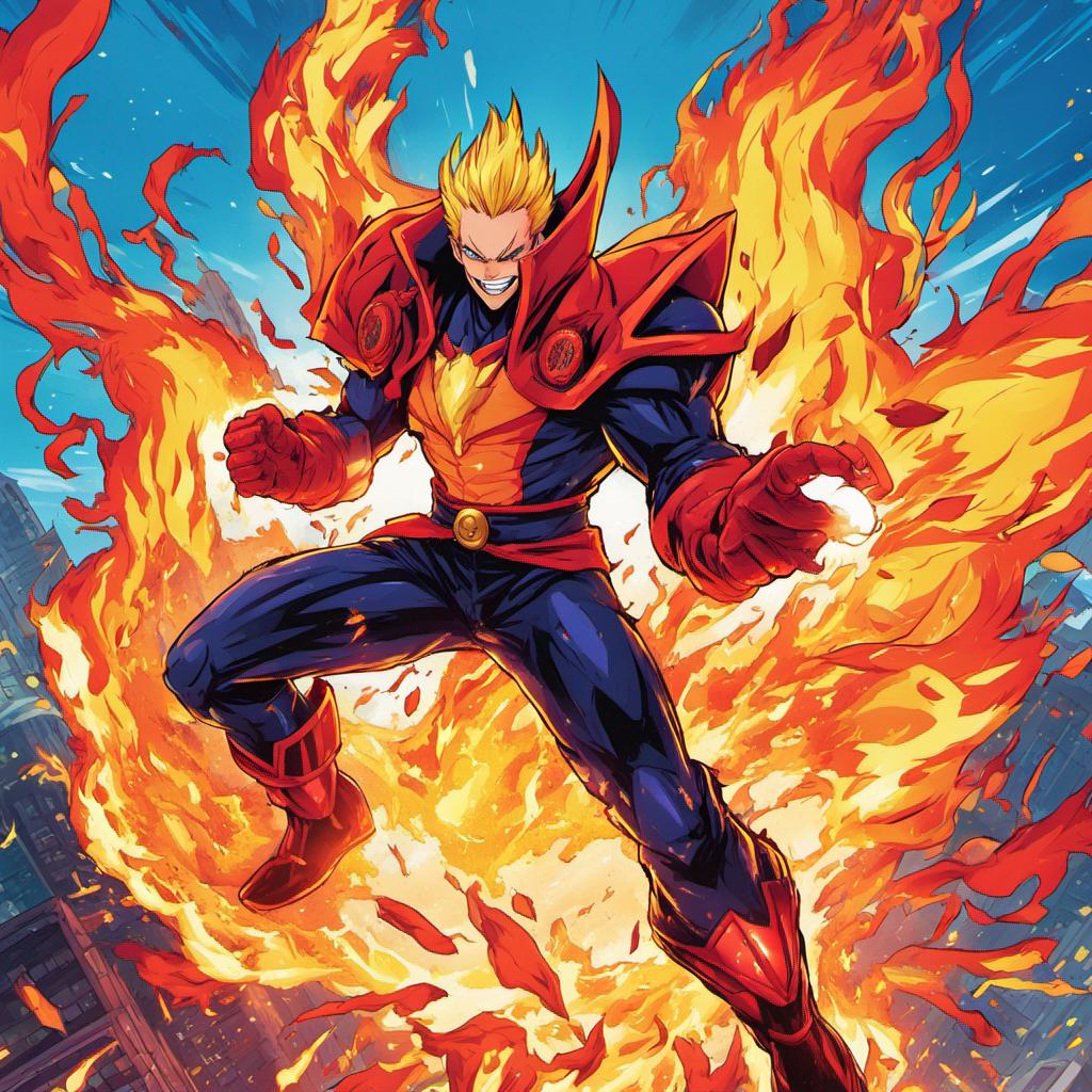 Fire Kick Supervillain Fire Kick Destruction by DreamUp by Pookazeus on DeviantArt