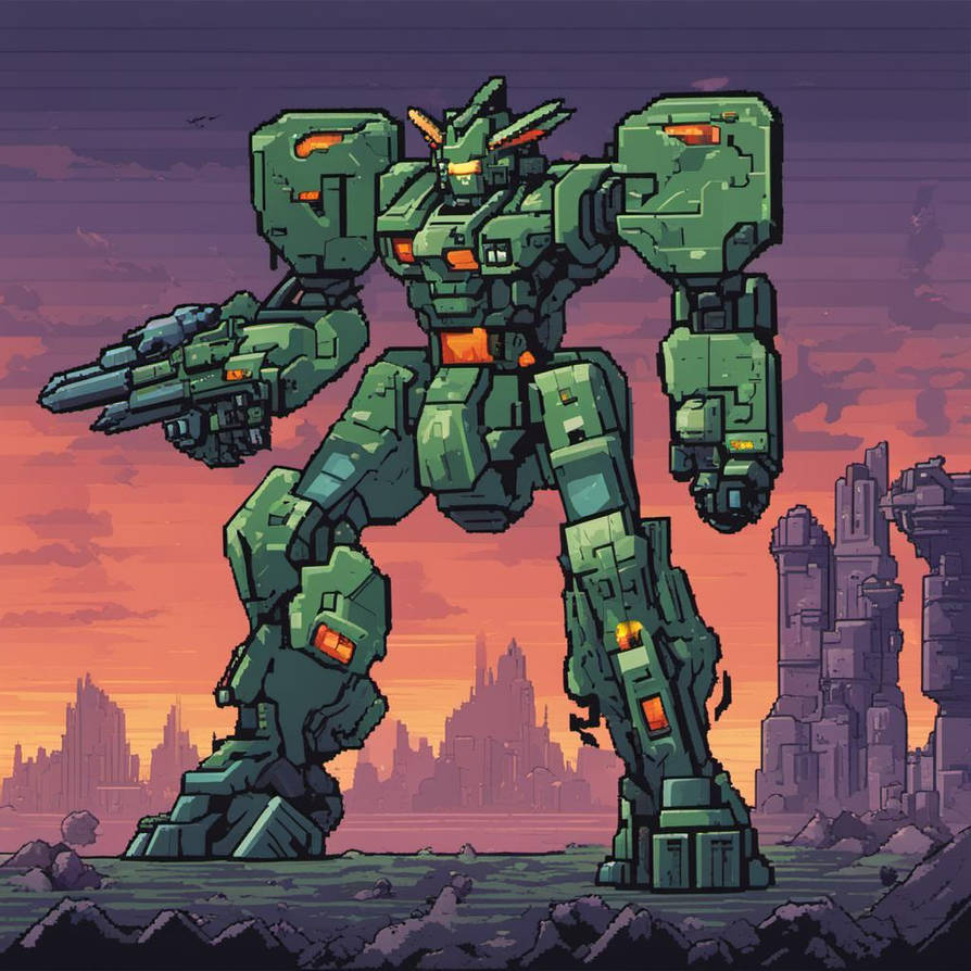 90s Video Game Mecha by DreamUp by Pookazeus on DeviantArt