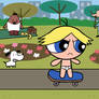 Naked skateboarding