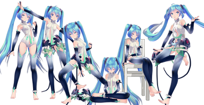 [YM] Commission pack #4 [MMD P2U]