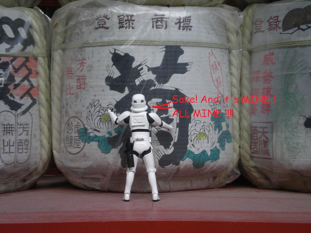 Stormtrooper Gets Drunk  Sake