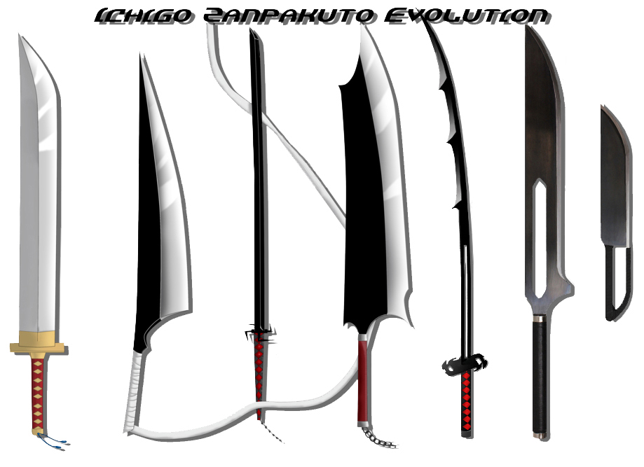 Ichigo Sword Evolution Bleach