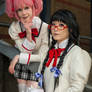 Madoka - Homura Cosplays @ LFCC