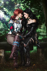Triss and Yennefer - Witcher 3 Cosplays