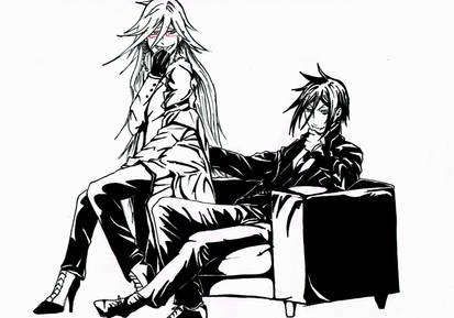 Grell and Sebastian