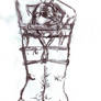 Male Kinbaku - Charcoal